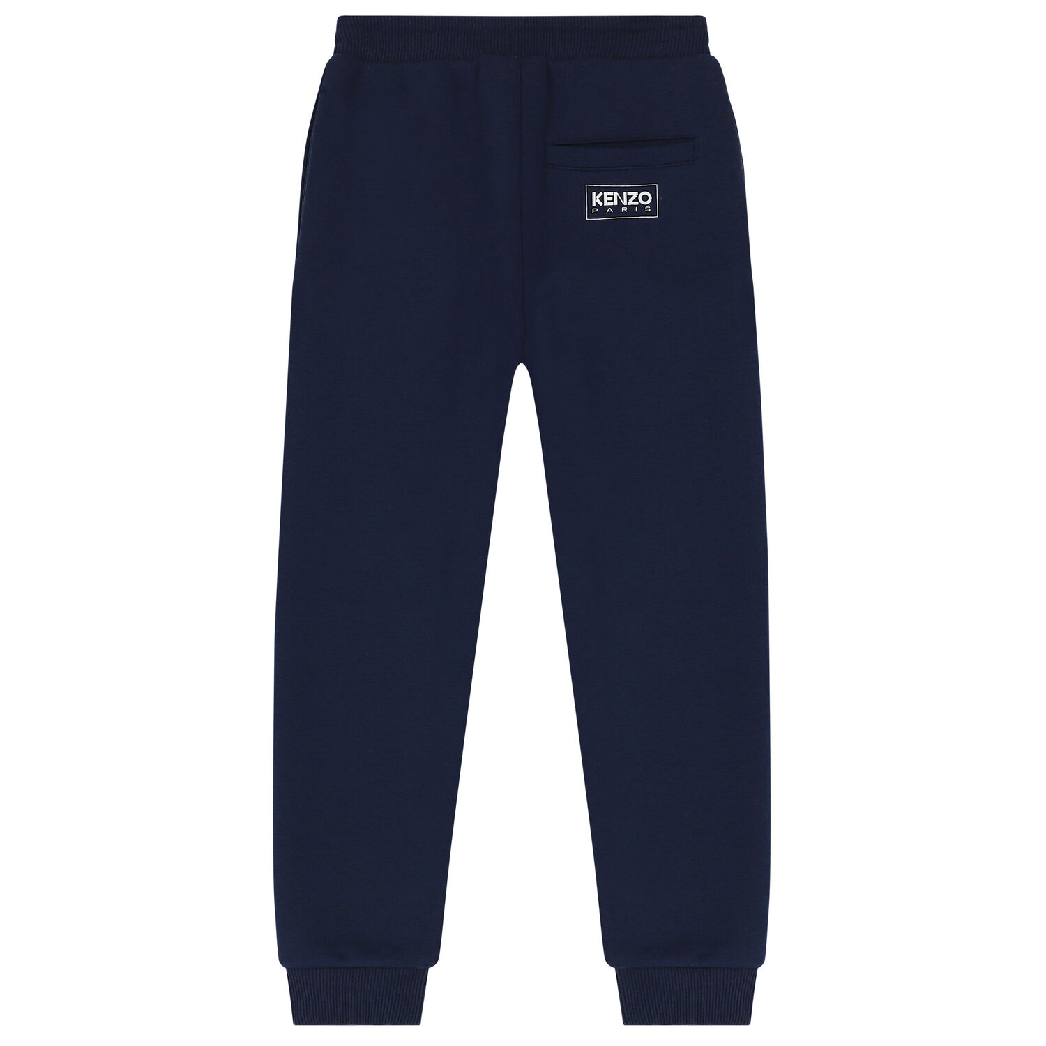Boys Navy Blue Logo Joggers, 1, hi-res